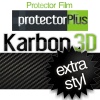 Folia Ochronna skórka ProtectorPLUS Karbon 3D do Samsung Galaxy S III Mini i8190