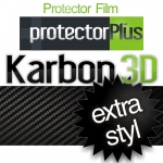 Folia Ochronna skórka ProtectorPLUS Karbon 3D do Overmax Vertis EXPI