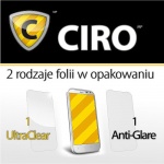 Folia ochronna CIRO UltraClear + Anti-Glare do SONY Xperia U