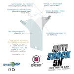 Folia Ochronna Gllaser® Anti-Shock 5H do Navitel G550 MOTO