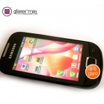 Folia Ochronna Gllaser MAX Anti-Glare + Gllaser CARBON Skin 3D do Samsung Galaxy Trend S7560