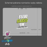 Szkło hybrydowe folia ochronna Gllaser FLEXIGLASS 9H™ na Tablet Laptop 15,6" 15,6 15.6 cala